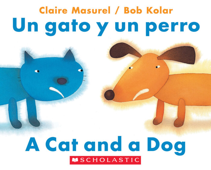 Cat Dog bilingual book cover