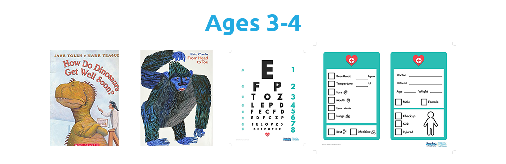 Books and activities for ages 3-4