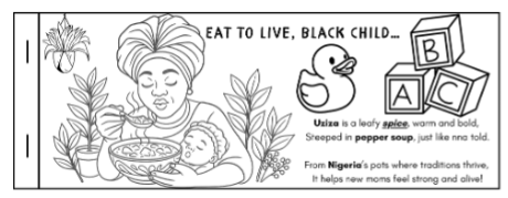 Graphic from Eat to Live, Black Child