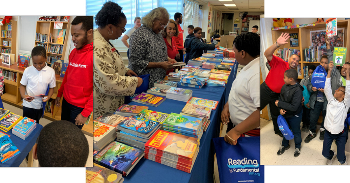 Reading Is Fundamental and State Farm celebrate reading with book