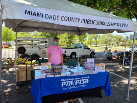 Miami Dade County Public Schools & PTA booth