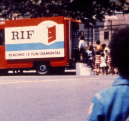 RIF red bookmobile 1980s Reading Is Fundamental history