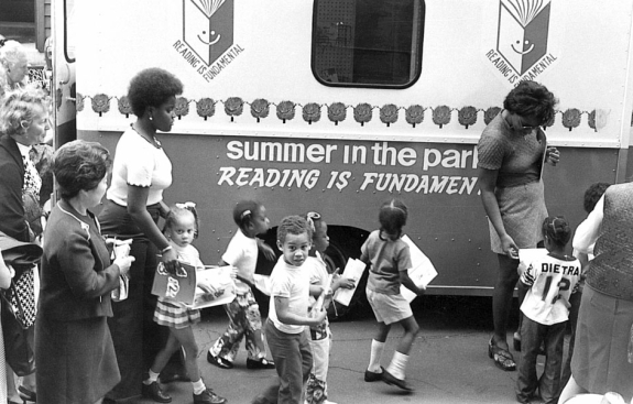 RIF bookmobile 1980s Reading Is Fundamental history