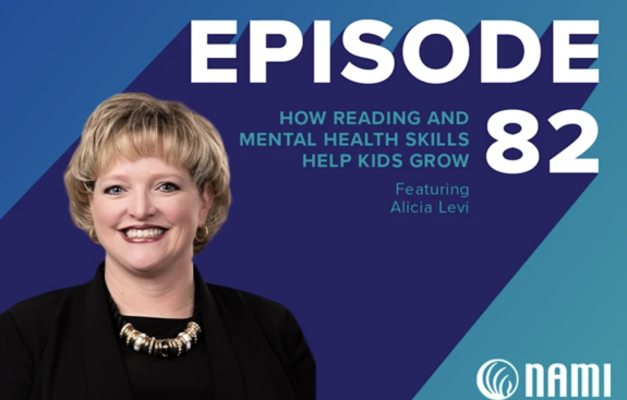 Image of Alicia Levi on NAMI podcast graphic