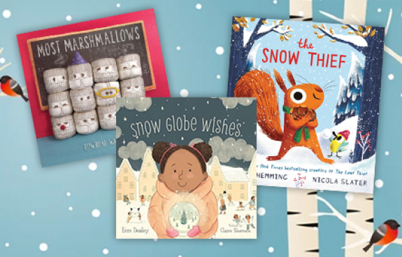 Book cover images of winter collection 