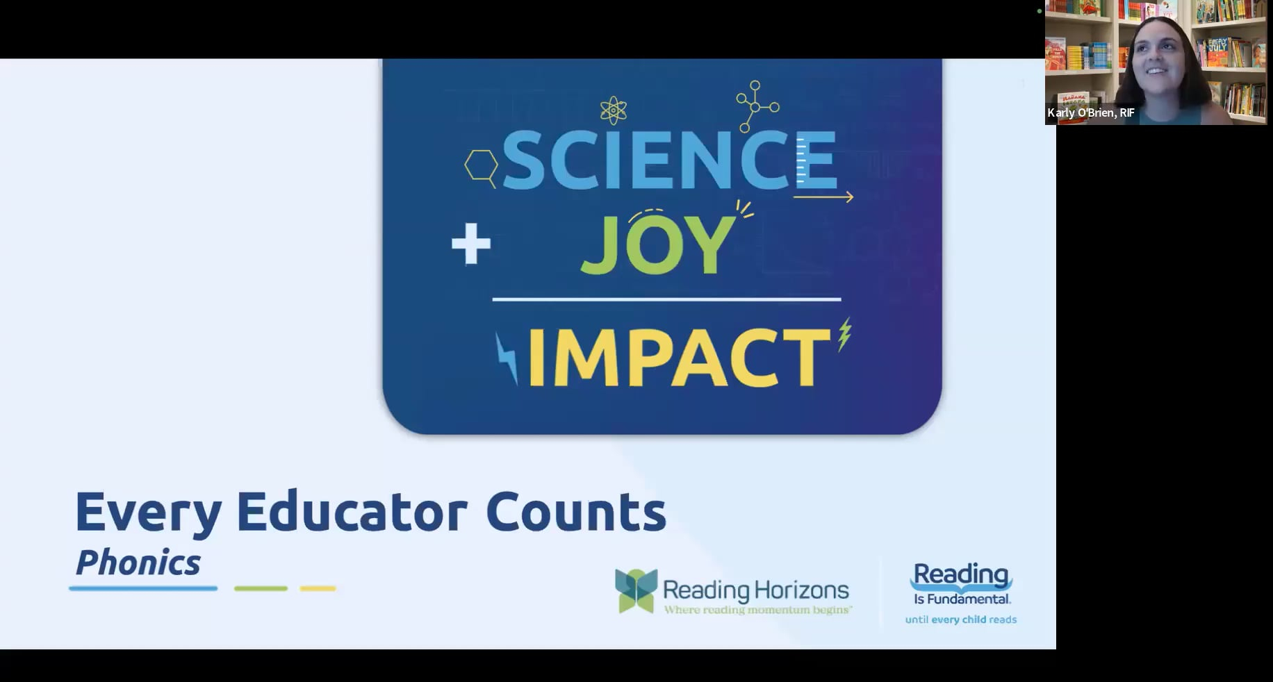 Science + Joy = Impact - Phonics